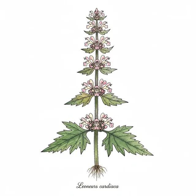 Agripaume, illustration botanique