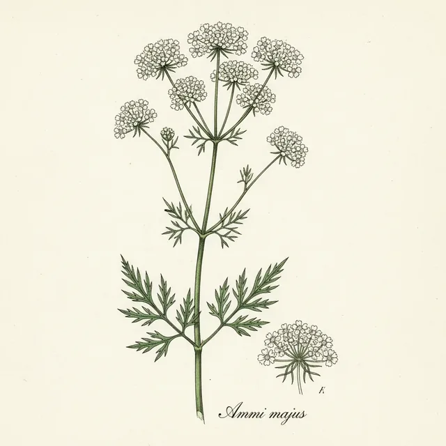 Ammi, illustration botanique