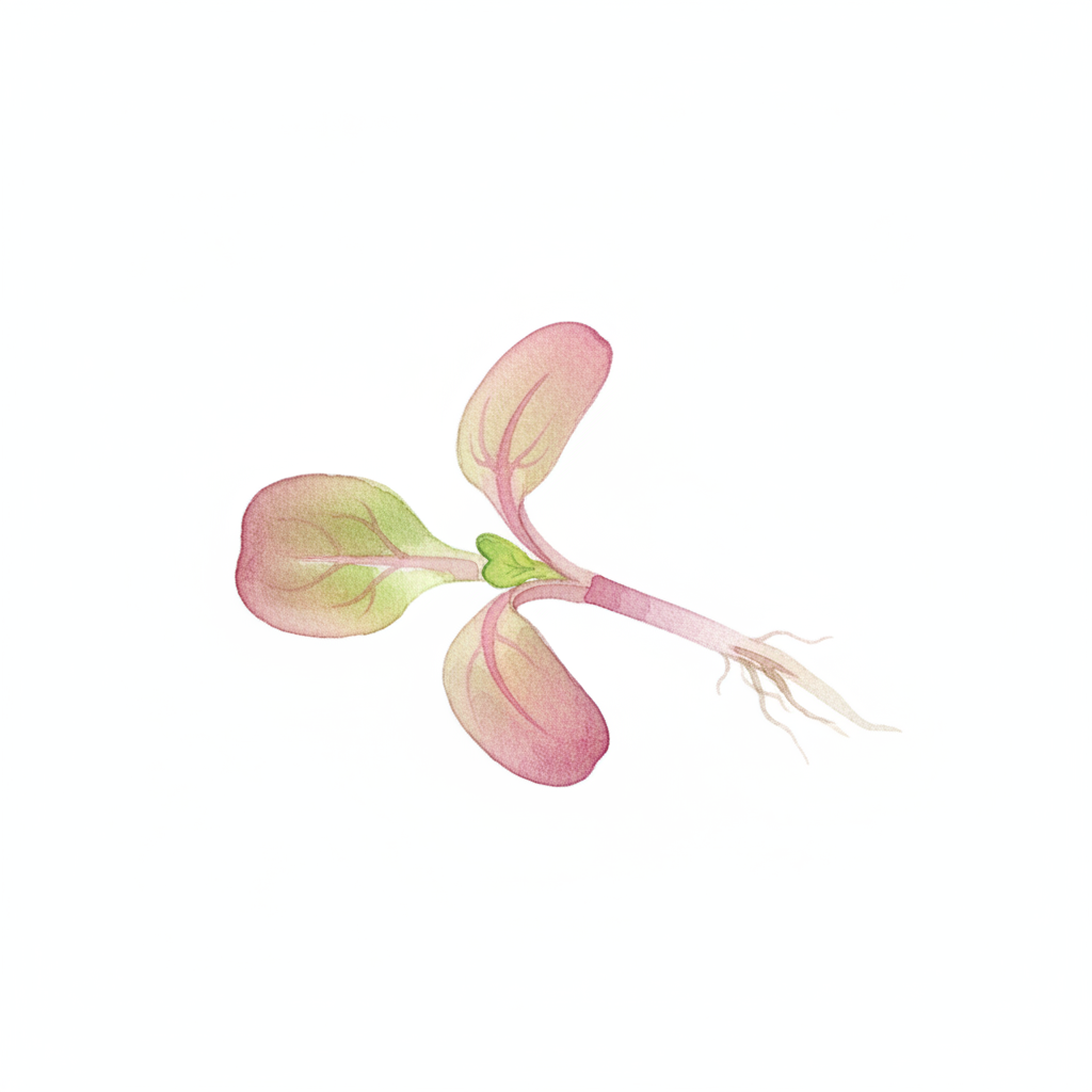 Assortiment pour Cultiver des Petits Légumes sur un Balcon — aquarelle botanique