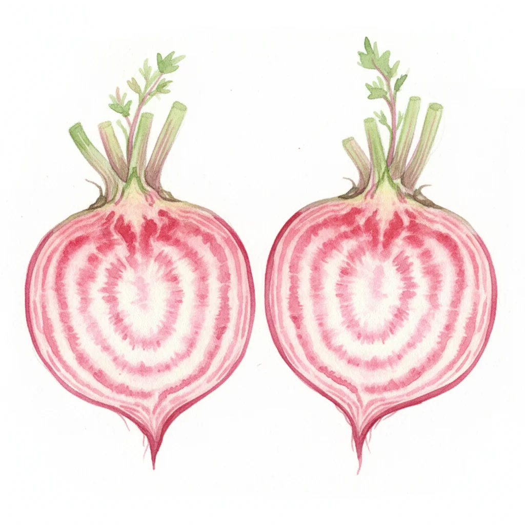 Aquarelle Betterave Chioggia