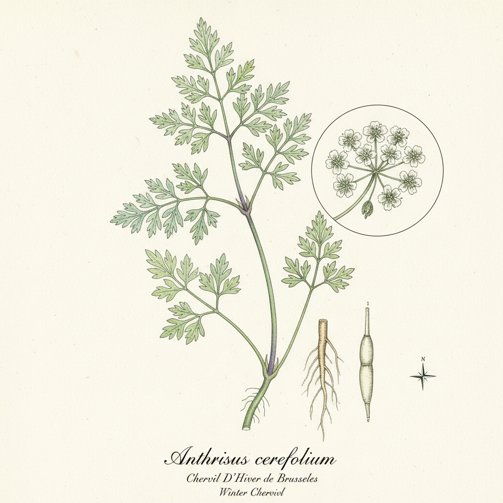 Graines de Chervil D'Hiver de Bruxelles