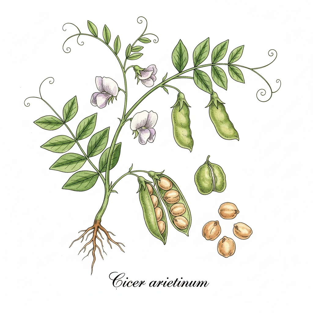 Aquarelle Chickpeas Badil