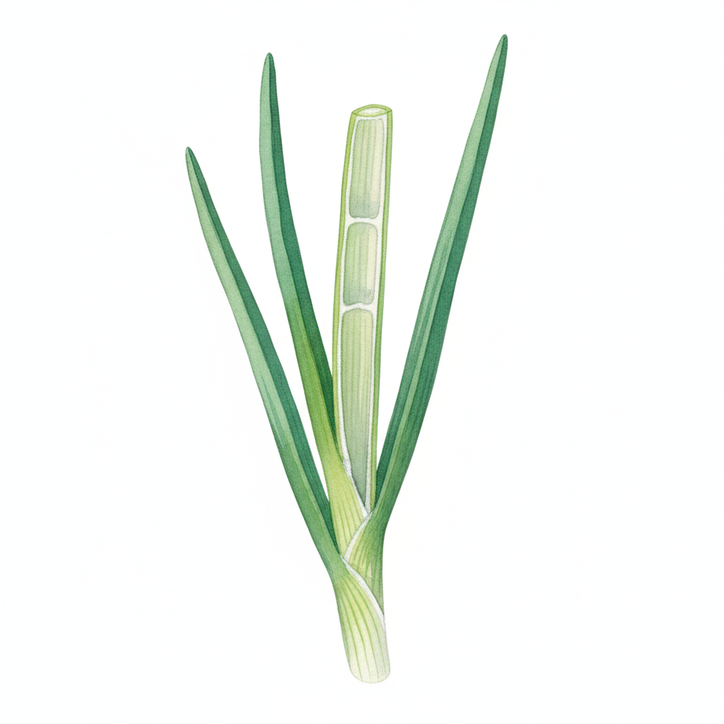 Aquarelle Ciboule