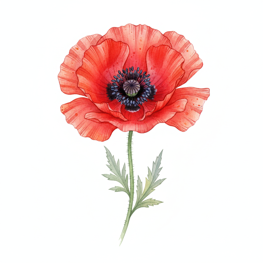 Graines de Coquelicot Simple Rouge