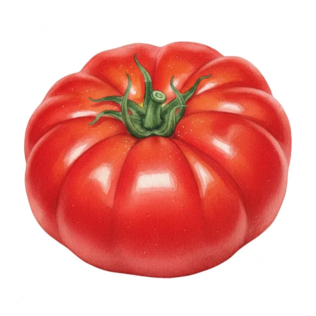 Costoluto Fiorentino, illustration botanique