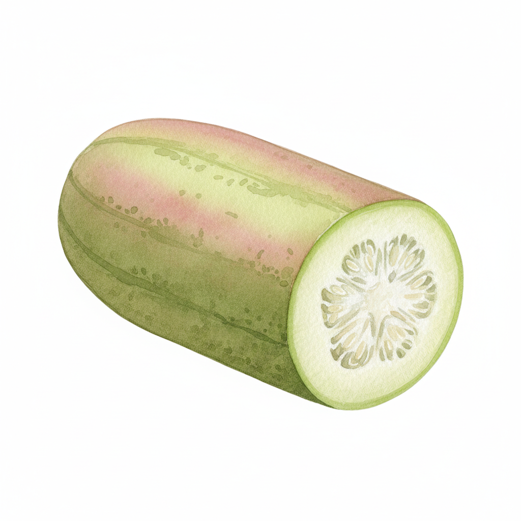 Aquarelle Courge Luffa Supreme