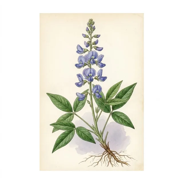 Desmodium glutinosum, illustration botanique
