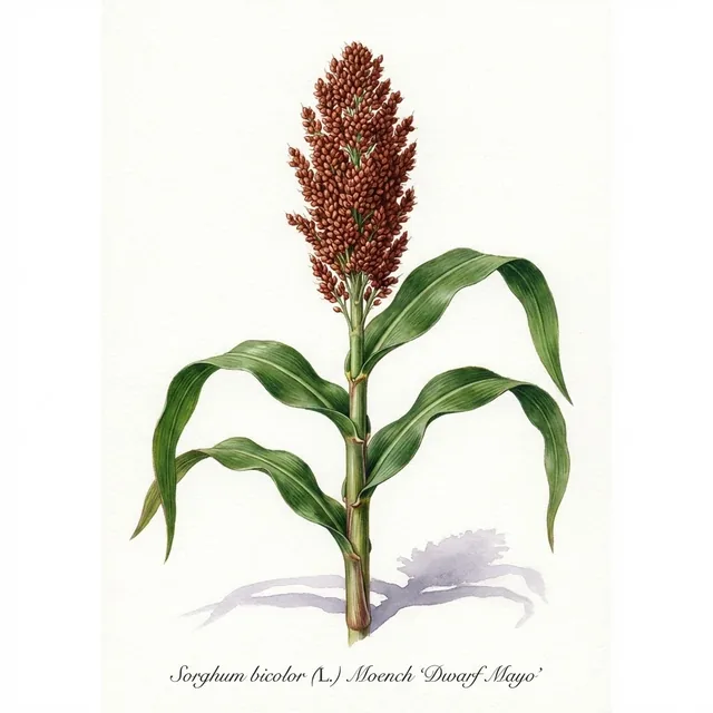 Dwarf Mayo, illustration botanique