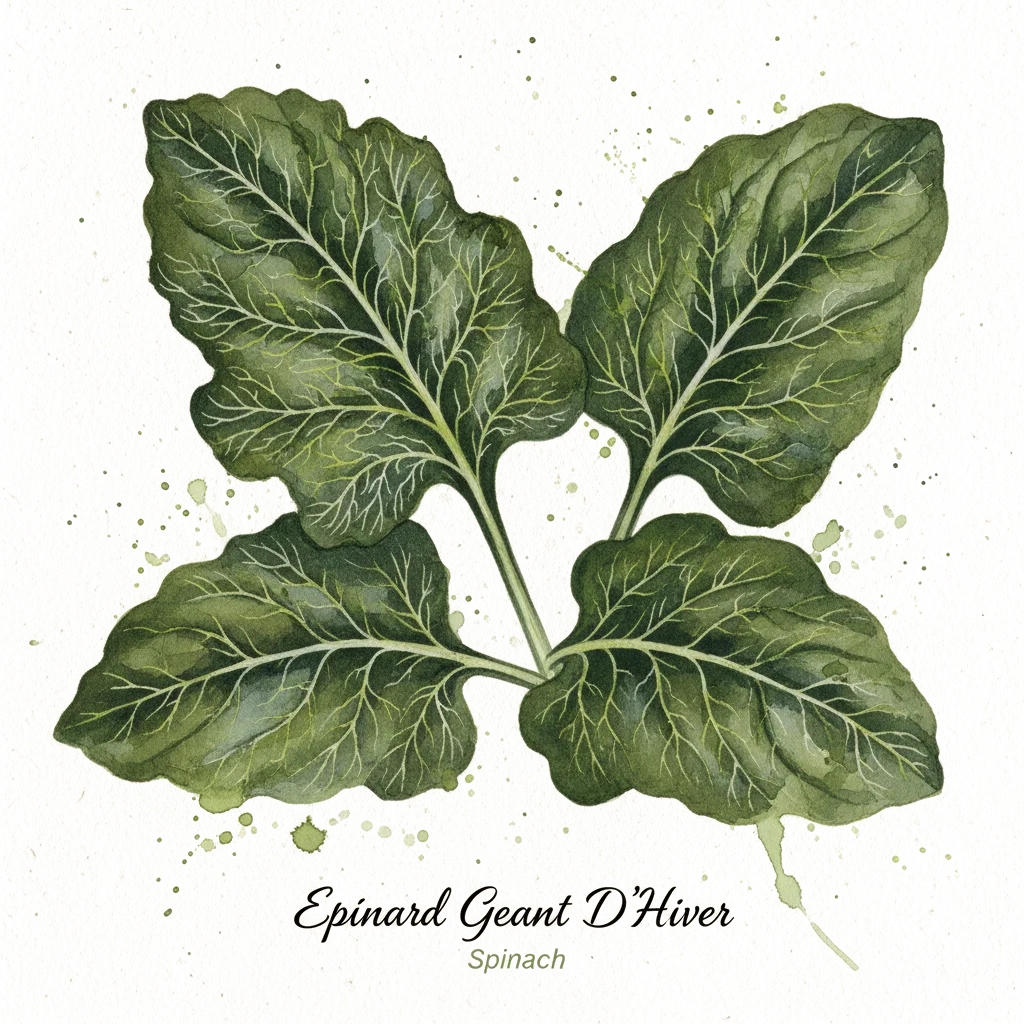 Graines de Epinard Geant D Hiver Verdil