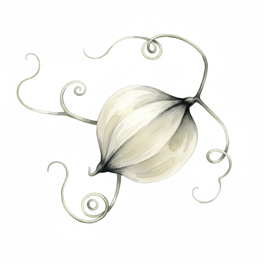 Aquarelle Heart pea Balloon Vine