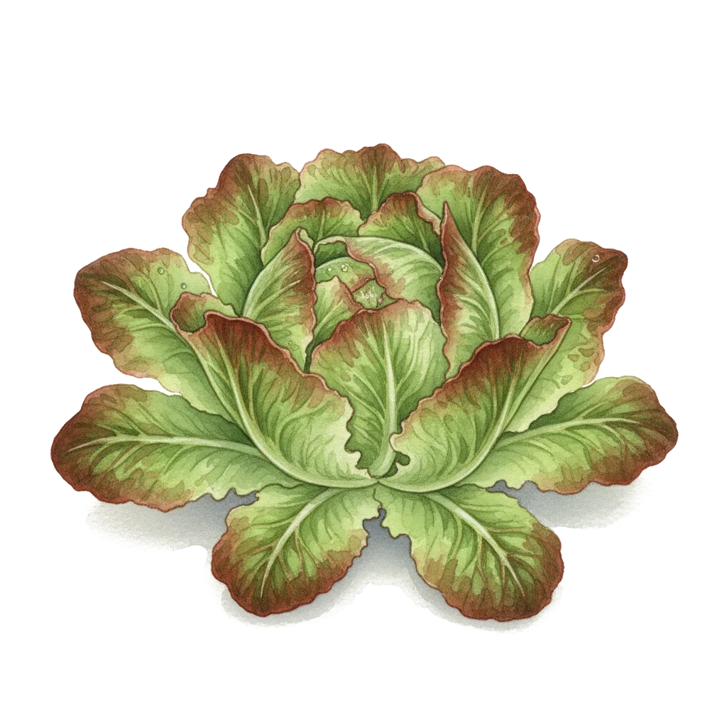 Graines de Laitue batavia Rouge Grenobloise