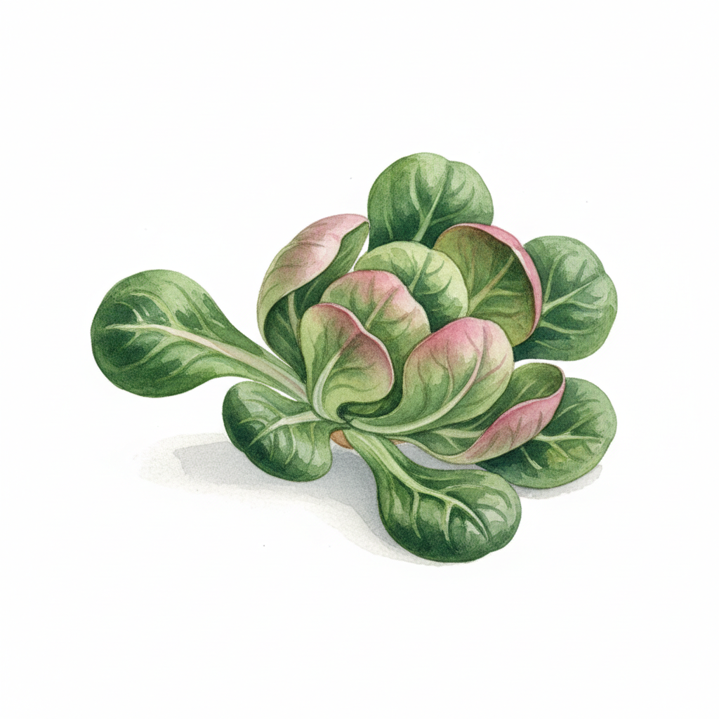 Graines de Mâche Verte à Coeur Plein