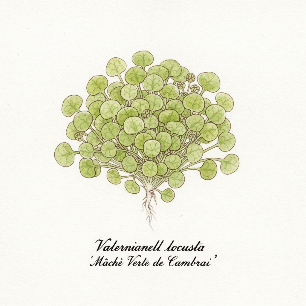 Graines de Mâche Verte de Cambrai