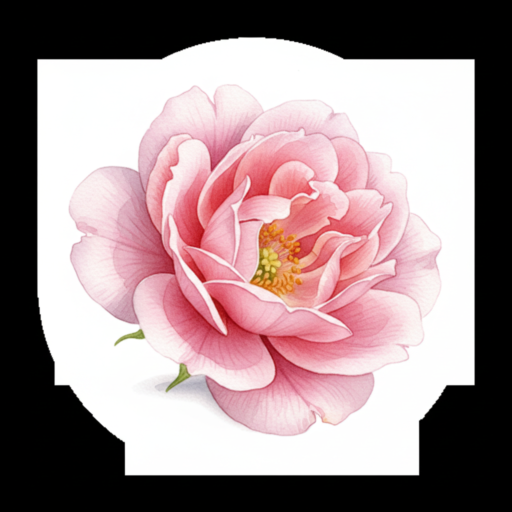 Mélange Fleuri - Zone Ombrée nt — aquarelle botanique