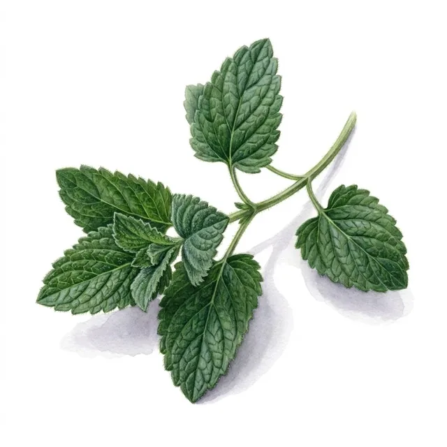 Nepeta Greek, illustration botanique
