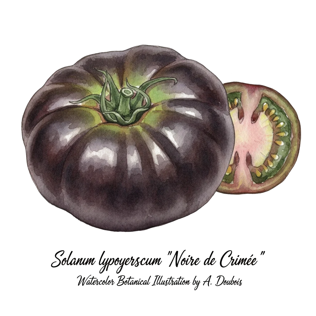 Aquarelle Noire de Crimée