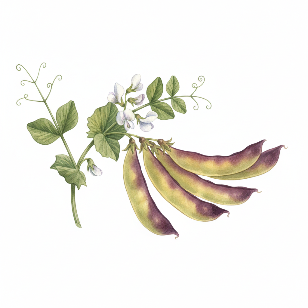 Aquarelle Pois A Rames Golden Sweet Mangetout