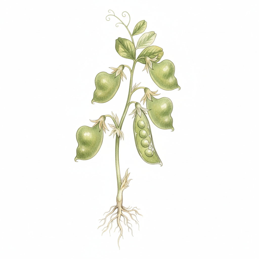 Aquarelle Pois de cœur