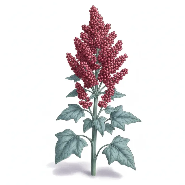 Quinoas Kaslala, illustration botanique