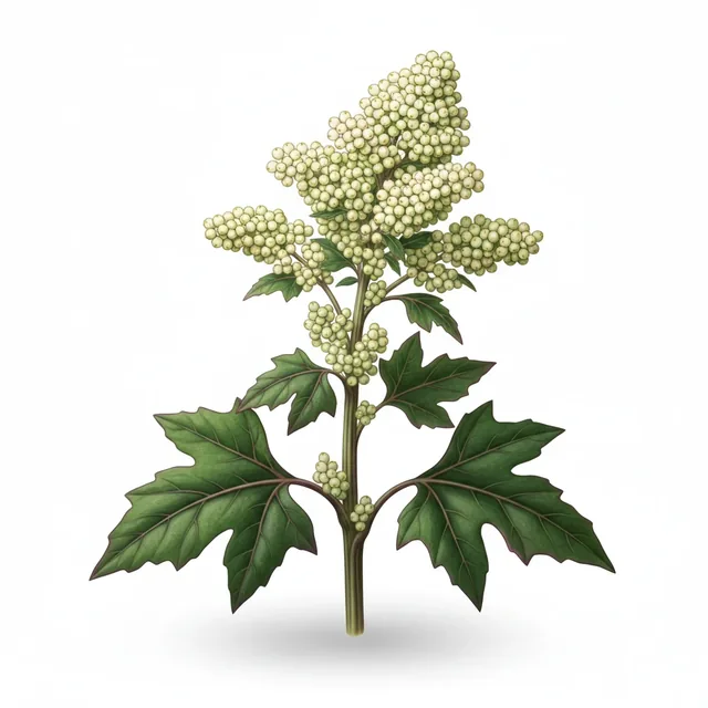 Quinoas Mint Vanilla, illustration botanique