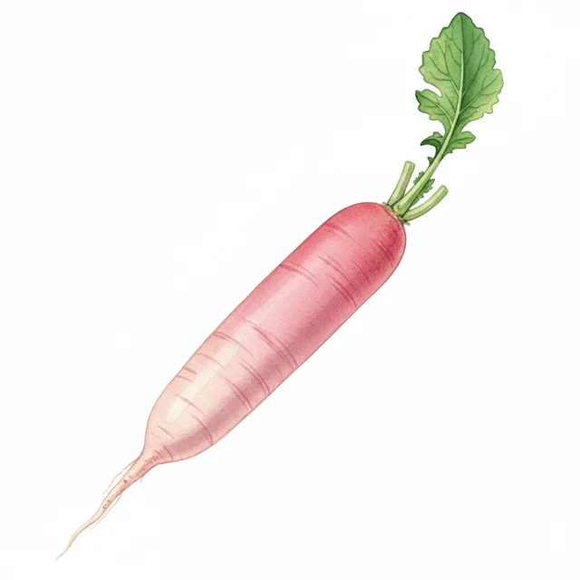 Rave Rose Longue Saumonée, illustration botanique