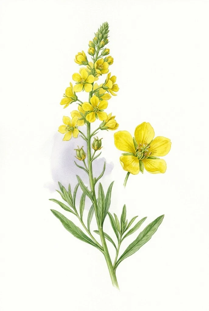 Weld, botanical illustration