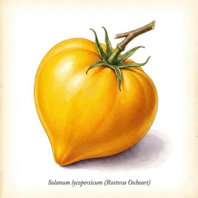 Rostova Oxheart, illustration botanique