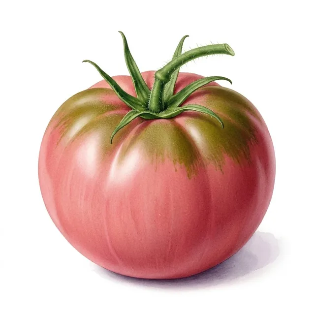 Tomate Grosse des Marais, illustration botanique