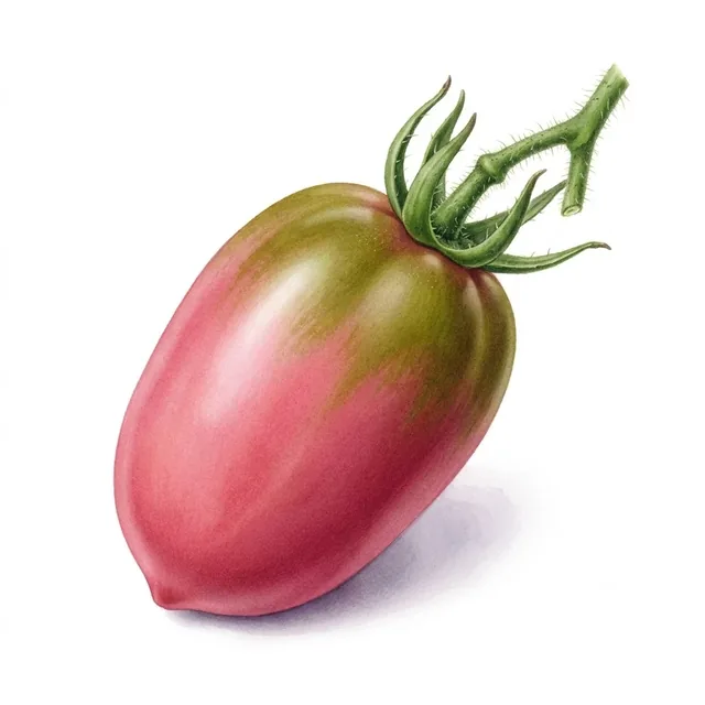 Tomate Monda, illustration botanique