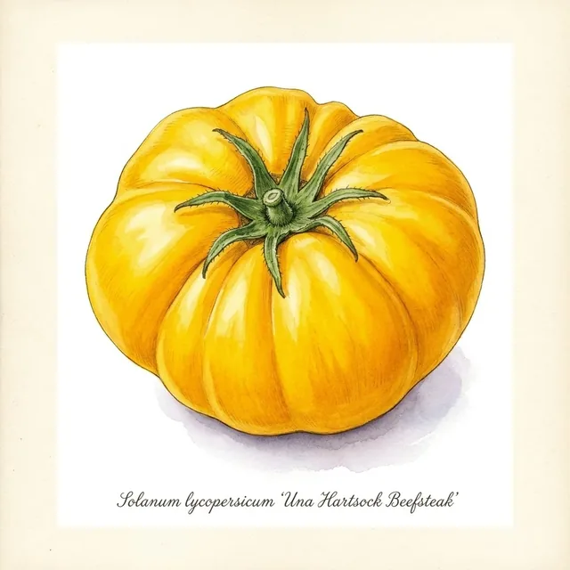 Una Hartsock Beefsteak, illustration botanique