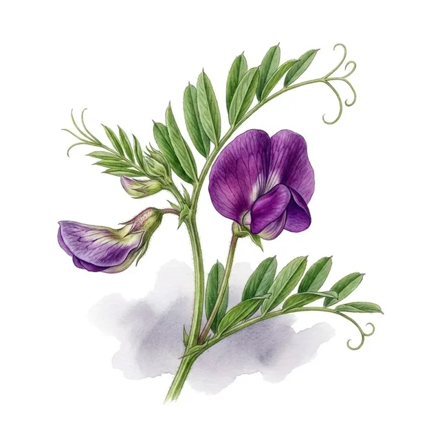 VESCE DE PRINTEMPS AB 150 g, illustration botanique